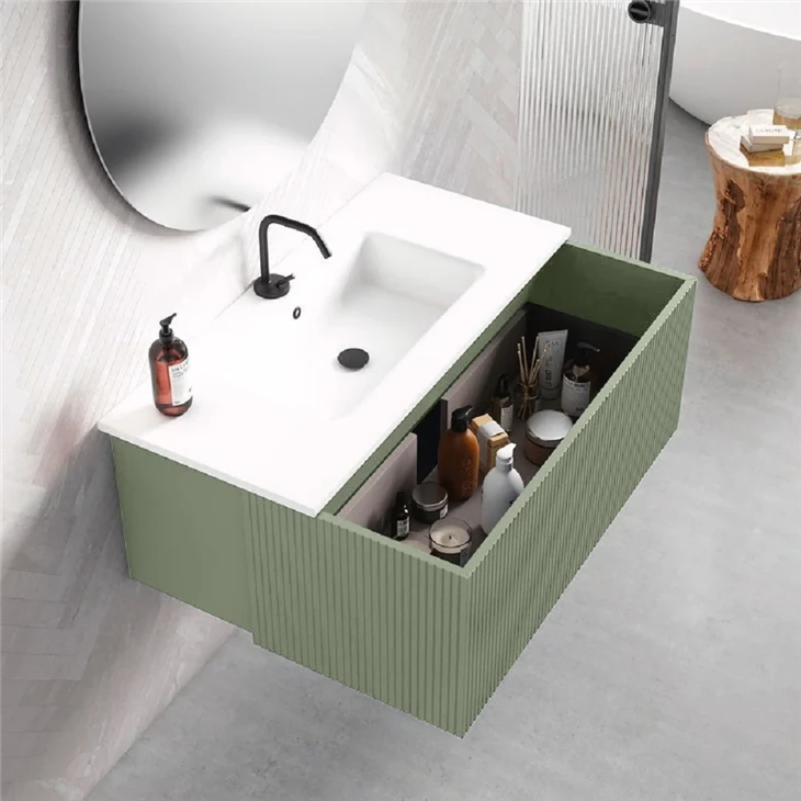 Green Modern Bathroom Vanity basin